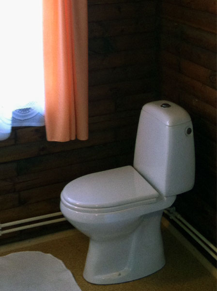 Do dyspozycji WC w domku drewnianym 3 osobowym - Nadmorski Rowy